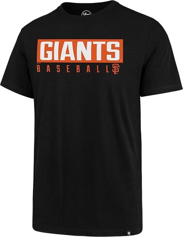 MLB Men's Dub Major Super Rival Team Color Primary Logo Word Mark T-Shirt in Kuwait