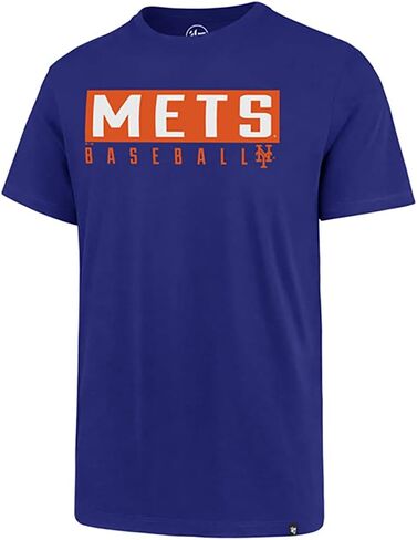MLB Men's Dub Major Super Rival Team Color Primary Logo Word Mark T-Shirt in Kuwait