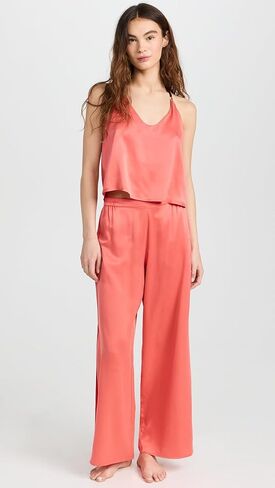 طقم سراويل كامي حريرية قابلة للغسل للسيدات من Lunya in Kuwait