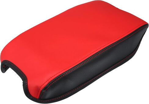 Center Console Armrest Cover for Nissan Sentra 2020 2021 2022 / Car Interior Accessories/Durable Faux Leather / 1 Pcs Red in Saudi Arabia