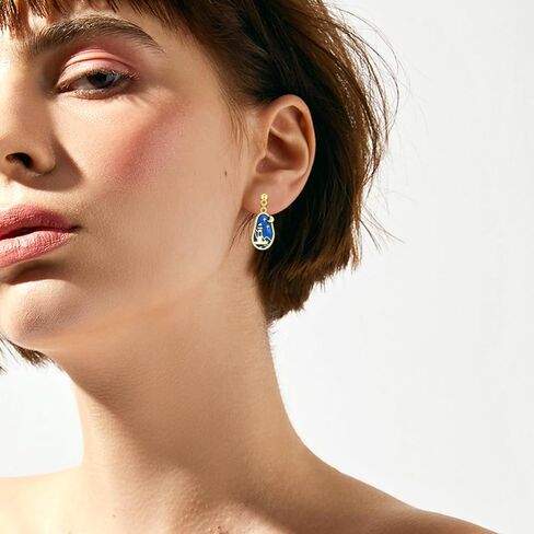 أقراط منارة مطلية بالمينا، أقراط متدلية على شكل منارة، هدايا مجوهرات منارة للنساء والفتيات in Kuwait