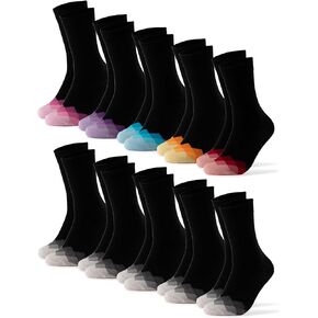 Women Thin Cotton Socks Pack of 10 (Model: Evelin)