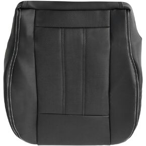 Front Driver or Passenger Side Bottom Replacement Seat Cover Microfiber Leather Black Fit for Chrysler Town & Country 2011 2012 2013 2014 2015 2016
