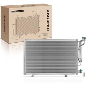 A-Premium Air Conditioning A/C Condenser Compatible with Ford Fiesta 2011 2012 2013, L4 1.6L, Replace# BE8Z19712A