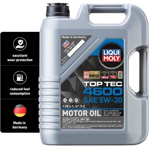 LIQUI MOLY Top Tec 4600 SAE 5W-30 | 5 L | Synthesis technology motor oil | SKU: 20448