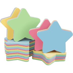 Sticky Notes - 1000 Sheets Heart Mixed 4 Color Bulk Sale Sticky Memo Post Memo Note Tape Self Stick Notes for Office/School/Home