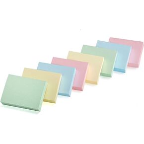 Sticky Notes, Mini Self-Stick Memo Notes - Self Adhesive - 1 ½ X 2 Inches - 100 Sheets Per Pad, 24 Pads Per Pack - Premium Quality - for Home, Office, School (Pastel)