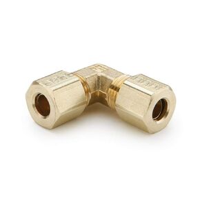 باركر هانفين 165C-4 تركيب ضغط الكوع من النحاس المطروق، أنبوب ضغط 1/4 بوصة × أنبوب ضغط 1/4 بوصة