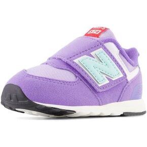 New Balance Baby-Girl's 574 New-b V2 Heritage Brights Hook and Loop Sneaker