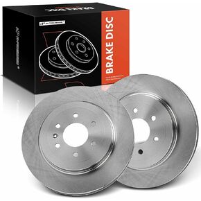 A-Premium 12.72 inch (323.00mm) Front Vented Disc Brake Rotors Compatible with Cadillac Models - SRX 2004 2005 2006 2007 2008 2009, 2-PC Set
