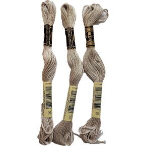 DMC 6-Strand Embroidery Cotton 8.7yd - Light Driftwood - 117-05 - Bundle of 3 in Saudi Arabia