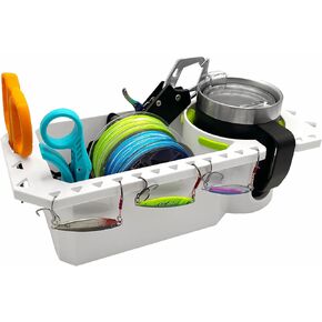 Boat Cup Holder with Rubber Tab, Boat Accessories Boat Storage Organizer Holder Caddy Universal Fit for Jon Boat Bass Boat Marine Kayak Pontoon Canoe, Drill or Adhesive 2 Ways Installation(Black,2PCS)