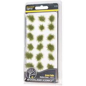 Woodland Scenics FS771 Medium Green Grass Tufts