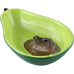 Tree Frog Habitat Frog Bathtub Tank Accessories Toad Terrarium Decor Ceramic Aquarium Decor Frog Tank Decoration
