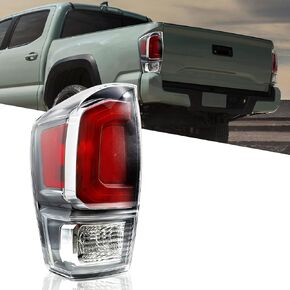 Tail Light Housing Compatible with 2020 2021 Toyota Tacoma Pickup Factory Style Rear Taillight Brake Lamp (Right Passenger Side)