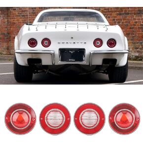 C3 Tail Lights and Backup Lights Compatible with 1975-1979 Corvette C3 Reproduction Light Set