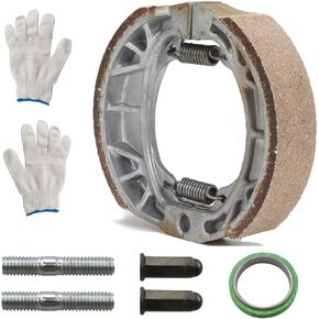 GY6 exhaust pipe gasket GY6 rear drum brake pad 50cc 80cc 90cc 125cc MB165 MB200 BT200X CT200U CRF70 moped
