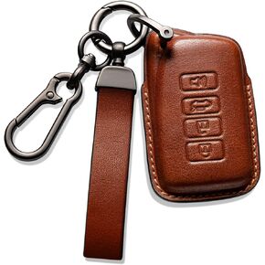 for Lexus Key fob Cover Leather Lanyard Keychain Protector Holder Car Key case Accessories