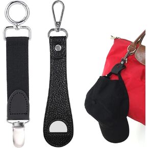 Hat Clip for Travel, Hat Clip for Travel on Bag, Beach Hat Clip, Multifunctional Duckbill Hat Clip 2 PCS
