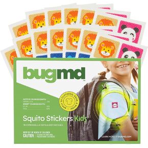 BugMD Squito Stickers Mosquito Repellent Patch Stickers for Kids (78 Pack), Safe and Effective Insect Repellent Patches for Toddlers, Kids and Outdoor Activities