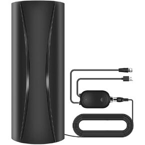 April 2024 Upgraded Amplified TV Antenna Version 1000+ Mile Range - Indoor Outdoor HD TV Antenna with Signal Booster & Long Coax Cable - Free Local Channels for Smart TVs & Old TVs (4K 1080p)