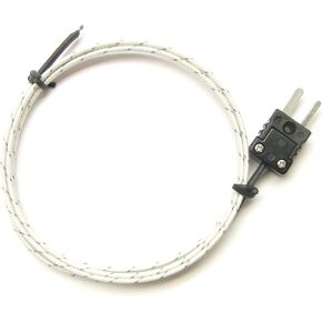 J-Type Thermocouple with Fiberglass Insulation Probe PJ-400 6ft