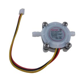 DIGITEN G1/4" Water Flow Sensor, Food-Grade Hall Effect Sensor Flow Meter Flowmeter Counter Connect Hose 0.3-6L/min - Arduino, Raspberry Pi, and Reverse Osmosis Filter Compatible