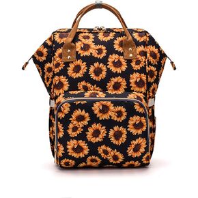 Cow Print Baby Diaper Bag Backpack for Mom Dad with Stroller Straps Large Capacity Multi-Function Nappy Bags Organizer (Cow)