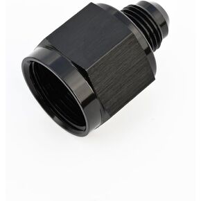Aluminum Swivel AN10 to AN6 Flare Reducer -10 AN Female to -6 AN Male Flare Reducing Fittings Adapter, Black