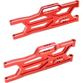 تعليق أمامي سفلي من خليط معدني ذراع ARA330711 6061 الشب لـ Arrma 1/10 Kraton Outcast V2 4S BLX جزء ترقيات باللون الأحمر