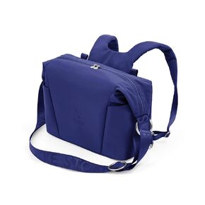 Stokke Xplory X Changing Bag, Cool Teal - Doubles As Shoulder Bag or Backpack - Includes Foldable Changing Mat & Pouch Bag - UPF 50+, Water Repellent, Easy to Clean