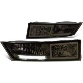 DNA MOTORING FL-ZTL-258-CH Assembly Fog Light Driver & Passenger Side Enhance visibility [Compatible with 07-14 Cadillac Escalade & ESV EXT]