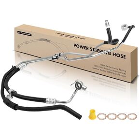 A-Premium Power Steering Hose Pressure & Return Line Hose Assembly Compatible with Toyota Land Cruiser Lexus LX470 1998-2002 V8 4.7L