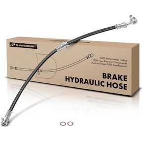 A-Premium Front Passenger Brake Hydraulic Hose Compatible with Select Nissan Models - Sentra 2000 2001 2002 2003 2004 2005 2006 - Replace# 462104Z000