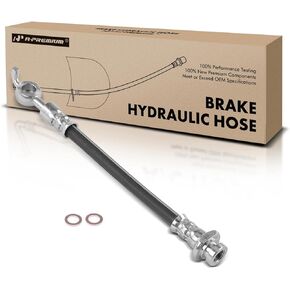 A-Premium Rear Outer Brake Hydraulic Hose Compatible with Select Honda and Isuzu Models - Passport 1998-2002, Amigo 1998-2000, Axiom 2002-2004, Rodeo 1998-2004, Rodeo Sport 2001-2003