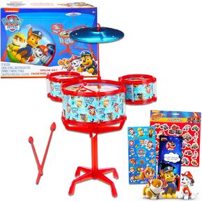 Paw Patrol Drum Set for Kids - Bundle with Paw Patrol Drum Music Set,, More | Paw Patrol Musical Toys for Toddlers