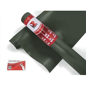 Avery Dennison SW900-180-O Premium Vehicle Wrapping Cast Film Vinyl Roll - 1ft x 5ft with Application Card, Matte Black
