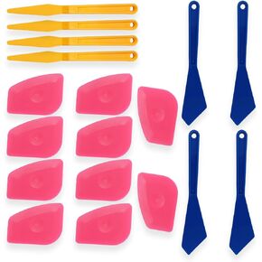 Window Tint Tools Window Tint Squeegee,18 in 1 Window Tint Corner Squeegee Shank Gasket Squeegee for Window Tinting & Car Vinyl Wrapping