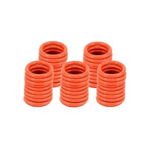 100PCS O-Ring Replacement for Harley Davidson Oil Drain Plug Oring #11105,Motorcycle Drain Plug O-Rings (Orange Color)
