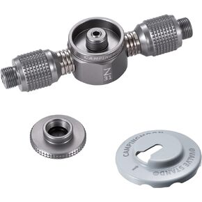 CAMPINGMOON 3 Outlet Camping Stove Adapter for EN417 Lindal Valve Canister Device Z31
