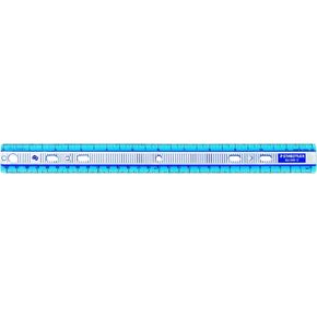 Staedtler Mars Ring Binder 12-Inch Ruler, Blue Tinted, 1-Each (56204RB-12)