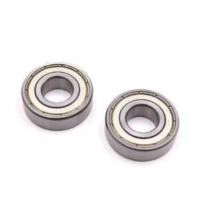 uxcell a17060200ux0163 2Pcs 6203Z Metal Motorcycle Deep Groove Radial Ball Bearing 40 x 17 x 12mm, 2 Pack