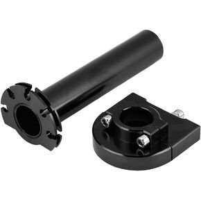 Acouto Throttle Twist Grip Universal 7/8" Handlebar Throttle Twist Grips Accelerator 22mm Twist Throttle Accelerator Handle Grips for Motorcycle Scooter Dirt Bike ATV(Black)