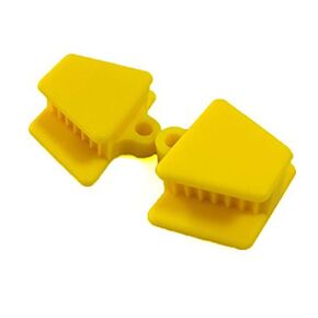 Autoclavable Dental Silicone Mouth Prop Bite Block Latex Free 2pcs/Pack (Purple)
