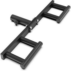Synergee Viking Press Attachment for Olympic Barbell. Handle Attachment for Landmine Workouts. Compatible with 2" Diameter Barbell Sleeves.