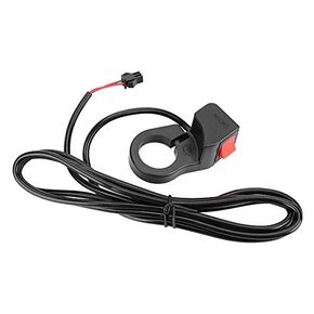 Dilwe Electric Bike Rocker Switch, PVC Universal Motorcycle Handlebar On/Off Switch for E-Bike, Motorcycle, Scooters