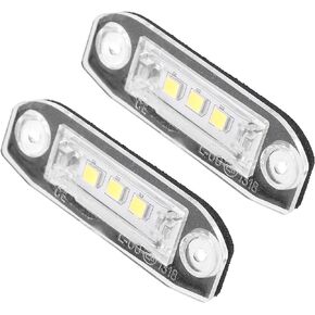 X AUTOHAUX 2pcs LED License Plate Light Car Number Lamp Bulb White Light