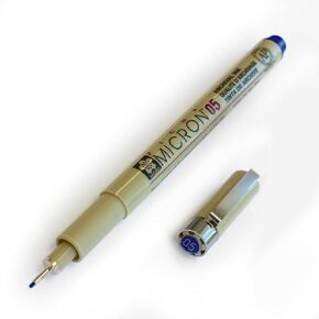 Sakura Pigma Micron - Pigment Fineliners - 0.5mm - Royal Blue [Pack of 3]