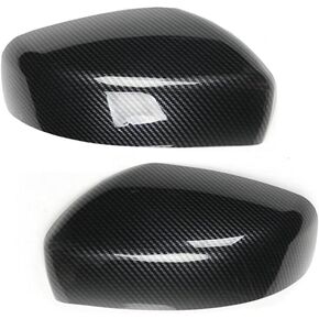 Carbon Fiber Rearview Side Mirror Cap Cover Trim For INFINITI G37 G25 2008 2009 2010 2011 2012 2013 (Not a Replacement)