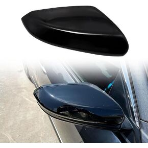 Glossy Black Right Passenger Side Mirror Cap Cover Compatible with Honda Civic 2016 2017 2018 2019 2020 2021 Replace# 76201-TBA-A11ZF 76201-TBA-A21ZG